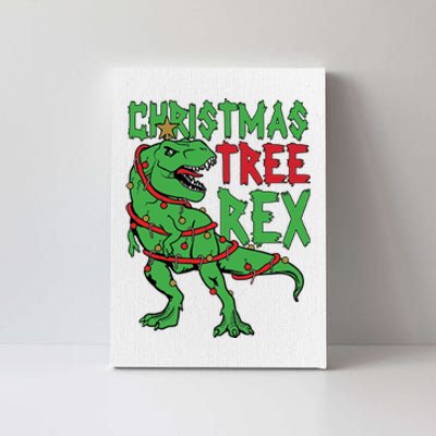 Christmas Tree Rex Canvas