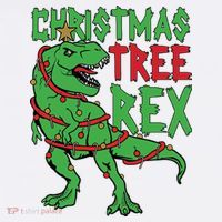 Christmas Tree Rex 11oz C Handle Ceramic Mug