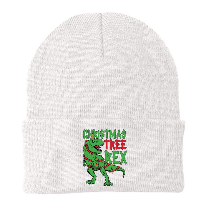 Christmas Tree Rex Knit Cap Winter Beanie