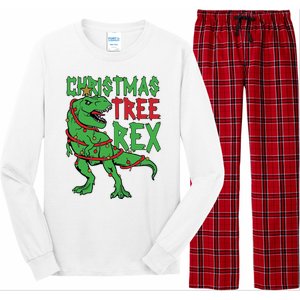 Christmas Tree Rex Long Sleeve Pajama Set