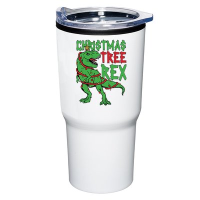 Christmas Tree Rex Tumbler