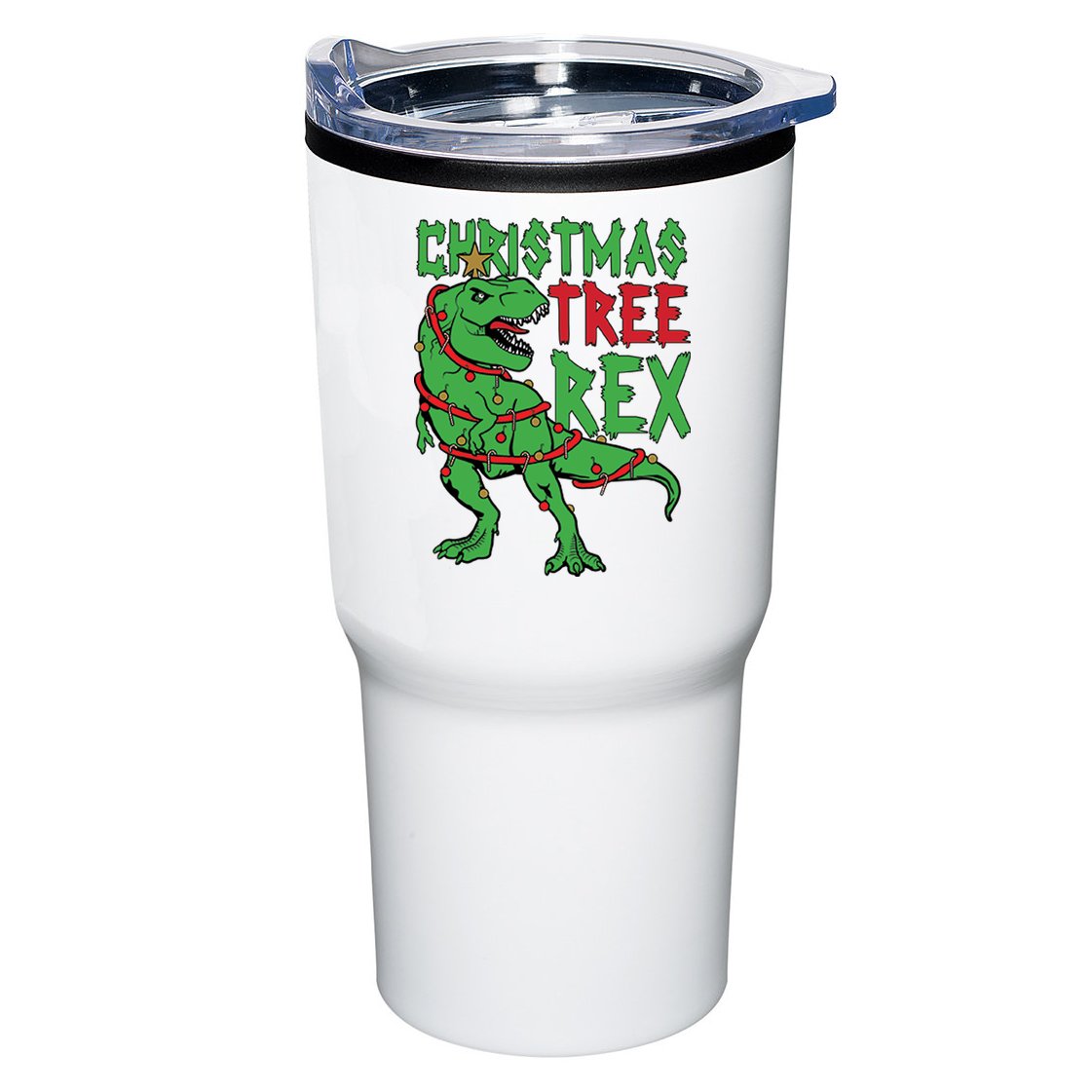 Christmas Tree Rex Tumbler