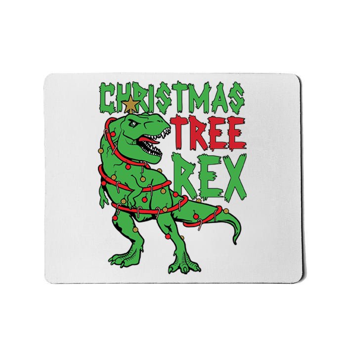 Christmas Tree Rex Mousepad