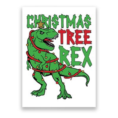 Christmas Tree Rex Poster