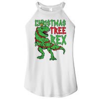 Christmas Tree Rex Women's Perfect Tri Rocker Tank