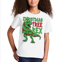 Christmas Tree Rex Kids T-Shirt