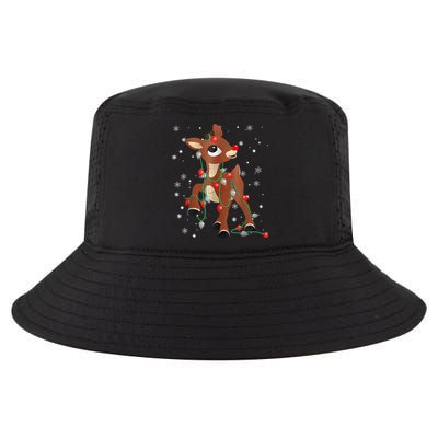 Cute The Red Nose Reindeer For And Christmas Cool Comfort Performance Bucket Hat