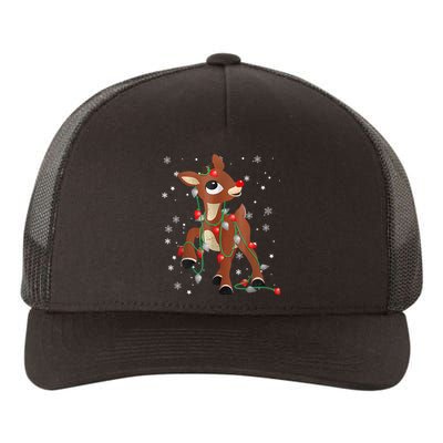 Cute The Red Nose Reindeer For And Christmas Yupoong Adult 5-Panel Trucker Hat