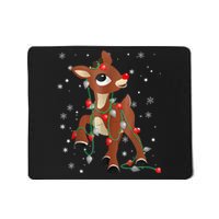 Cute The Red Nose Reindeer For And Christmas Mousepad