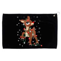 Cute The Red Nose Reindeer For And Christmas Grommeted Golf Towel