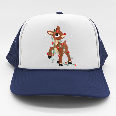 Cute The Red Nose Reindeer For And Christmas Trucker Hat