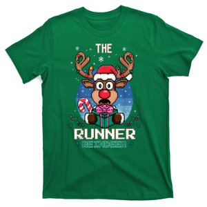 Christmas The Runner Reindeer Matching Family Gift T-Shirt