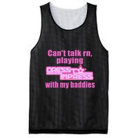 CanT Talk Rn Playing Dress To Impress With My Baddies Mesh Reversible Basketball Jersey Tank