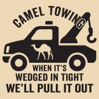 Camel Towing Retro Adult Humor Saying Funny Halloween Gift Drawstring Bag