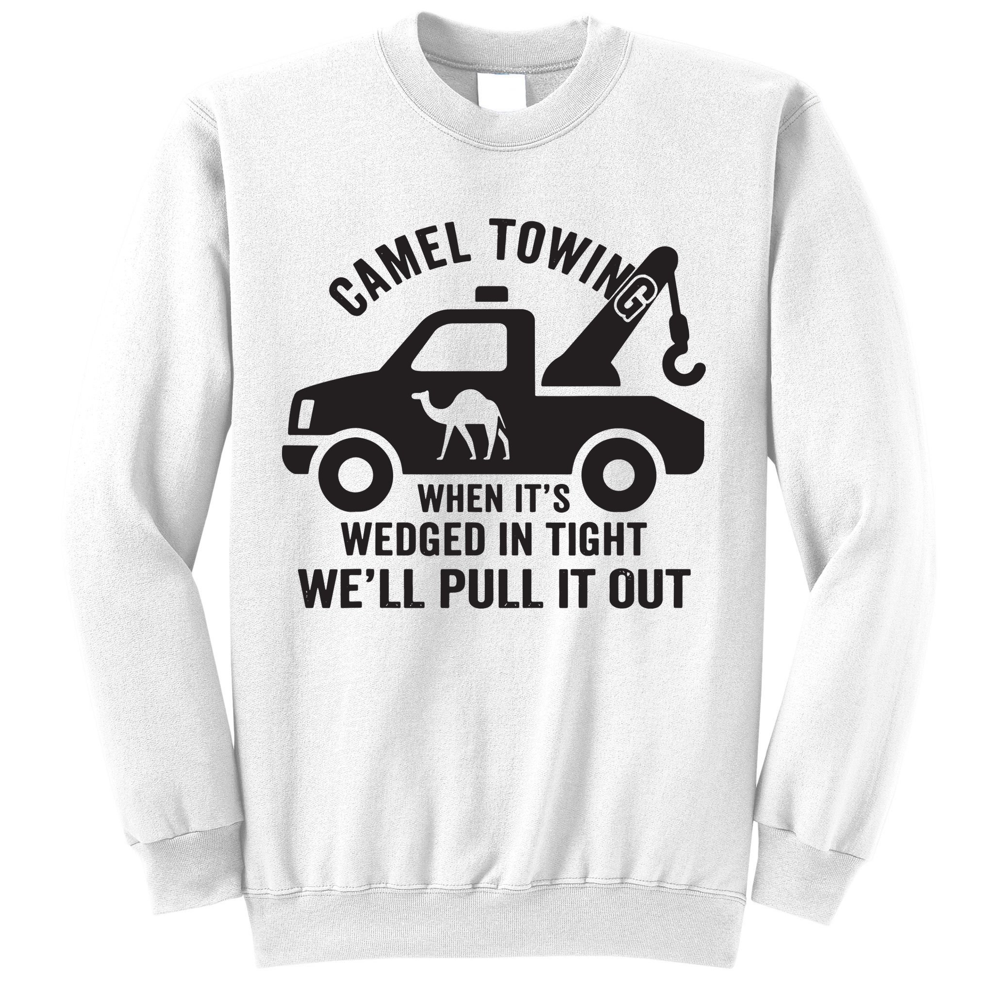 Camel Towing Retro Adult Humor Saying Funny Halloween Gift Sweatshirt