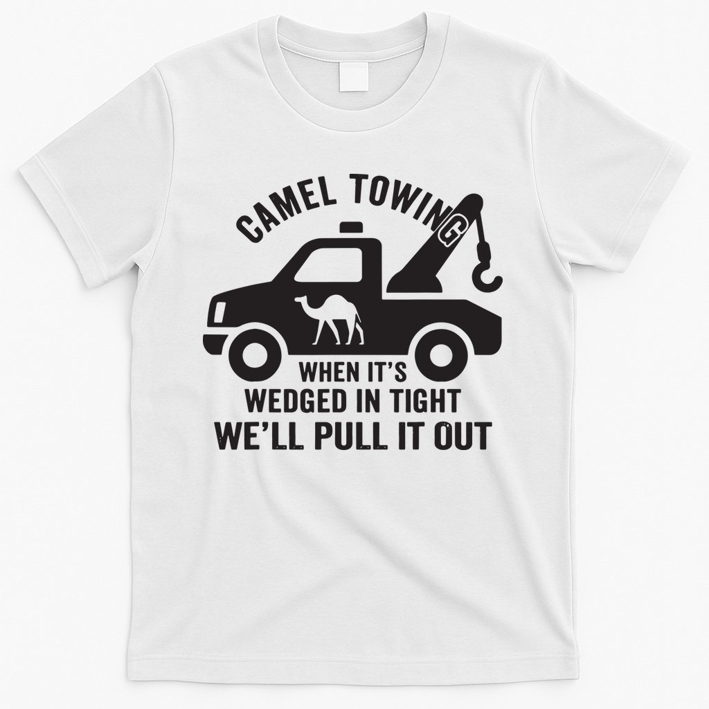 Camel Towing Retro Adult Humor Saying Funny Halloween Gift T-Shirt