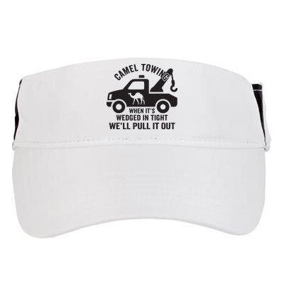 Camel Towing Retro Adult Humor Saying Funny Halloween Gift Adult Drive Performance Visor
