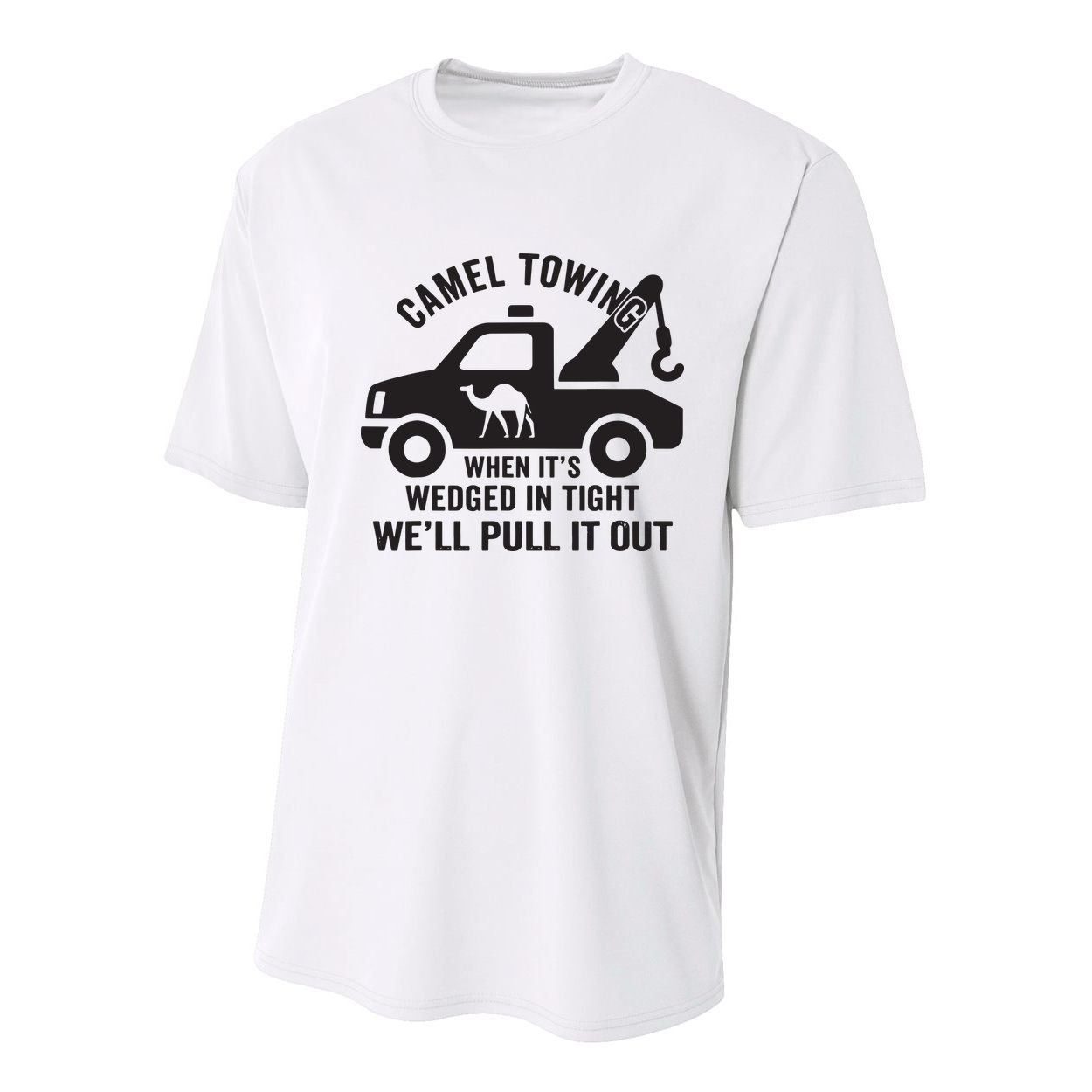 Camel Towing Retro Adult Humor Saying Funny Halloween Gift Youth Performance Sprint T-Shirt