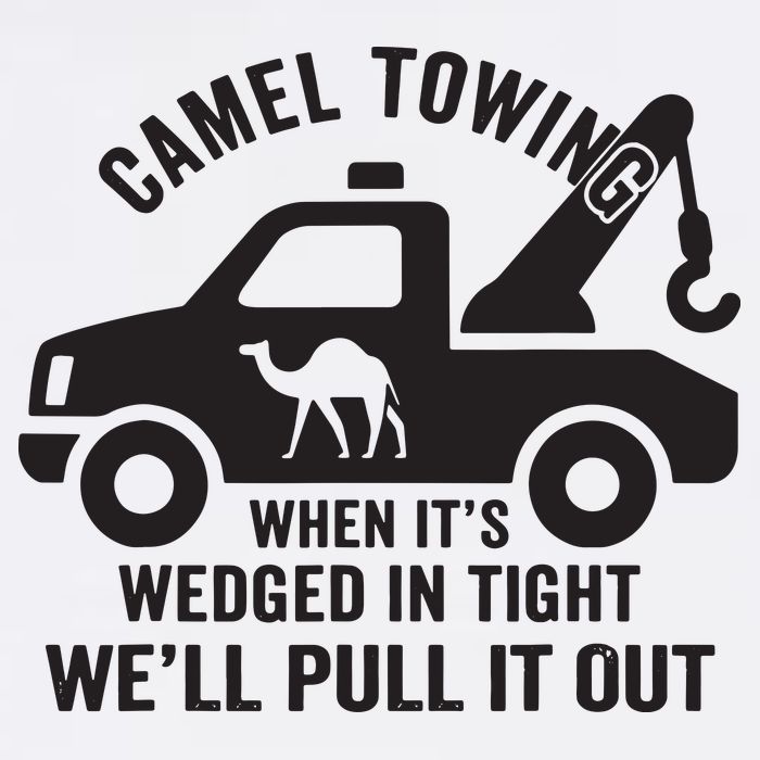 Camel Towing Retro Adult Humor Saying Funny Halloween Gift Premium T-Shirt