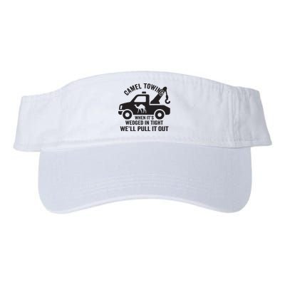 Camel Towing Retro Adult Humor Saying Funny Halloween Gift Visor