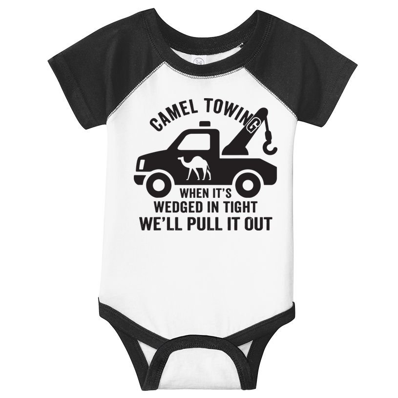 Camel Towing Retro Adult Humor Saying Funny Halloween Gift Infant Baby Jersey Bodysuit