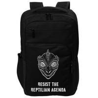 Conspiracy Theory Resist The Reptilian Agenda Impact Tech Backpack
