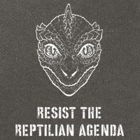 Conspiracy Theory Resist The Reptilian Agenda Cotton Canvas Backpack