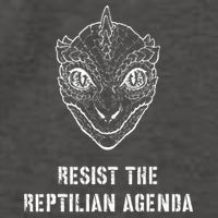 Conspiracy Theory Resist The Reptilian Agenda Vector Backpack