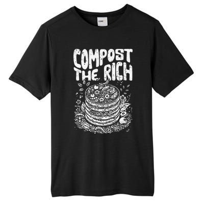 Compost The Rich Funny Biodynamic Gardening Electroculturist Tall Fusion ChromaSoft Performance T-Shirt