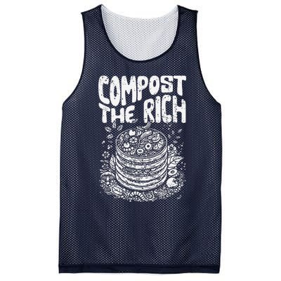 Compost The Rich Funny Biodynamic Gardening Electroculturist Mesh Reversible Basketball Jersey Tank