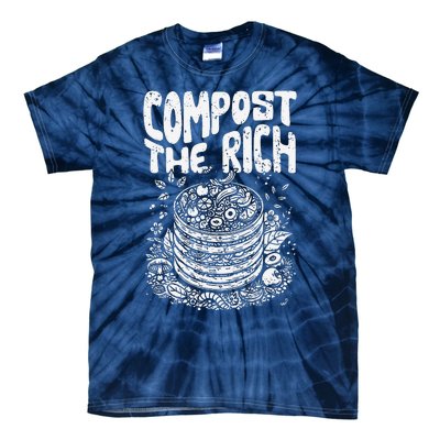 Compost The Rich Funny Biodynamic Gardening Electroculturist Tie-Dye T-Shirt