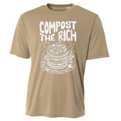 Compost The Rich Funny Biodynamic Gardening Electroculturist Cooling Performance Crew T-Shirt