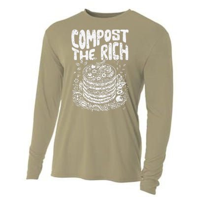 Compost The Rich Funny Biodynamic Gardening Electroculturist Cooling Performance Long Sleeve Crew