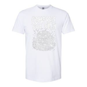 Compost The Rich Funny Biodynamic Gardening Electroculturist Softstyle CVC T-Shirt