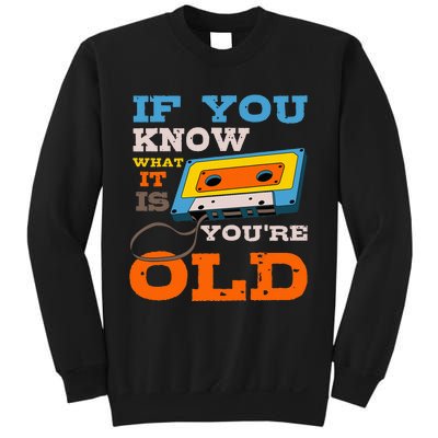 Cassette Tape Radio 70S 80S 90S Music Lover Sweatshirt