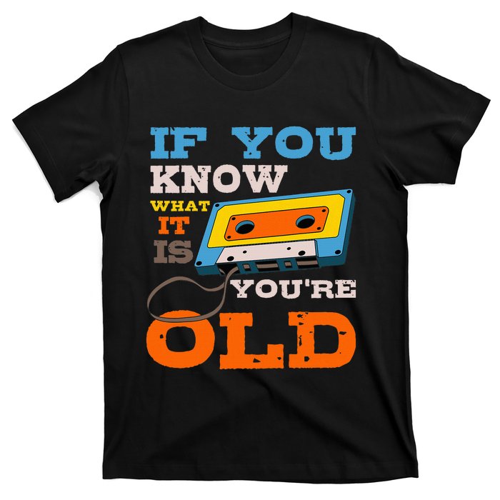 Cassette Tape Radio 70S 80S 90S Music Lover T-Shirt