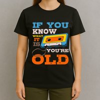 Cassette Tape Radio 70S 80S 90S Music Lover T-Shirt