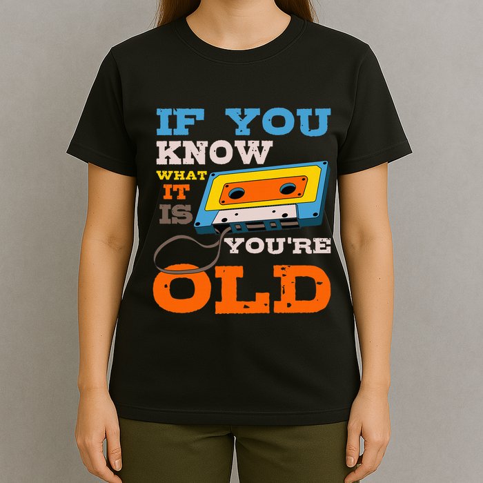 Cassette Tape Radio 70S 80S 90S Music Lover T-Shirt