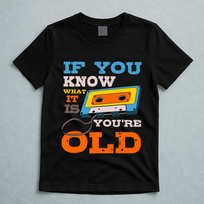 Cassette Tape Radio 70S 80S 90S Music Lover T-Shirt