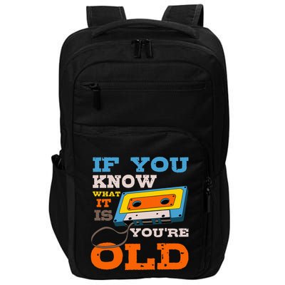 Cassette Tape Radio 70S 80S 90S Music Lover Impact Tech Backpack