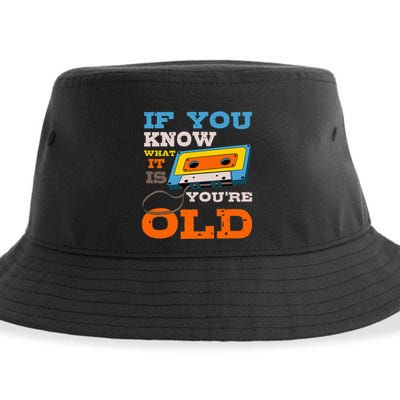 Cassette Tape Radio 70S 80S 90S Music Lover Sustainable Bucket Hat