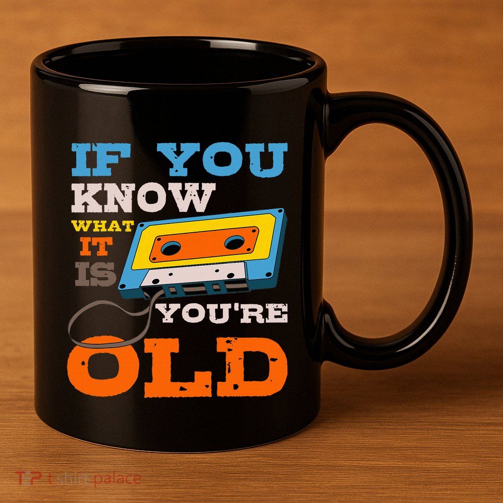Cassette Tape Radio 70S 80S 90S Music Lover 11oz C Handle Ceramic Mug