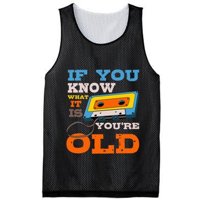 Cassette Tape Radio 70S 80S 90S Music Lover Mesh Reversible Basketball Jersey Tank