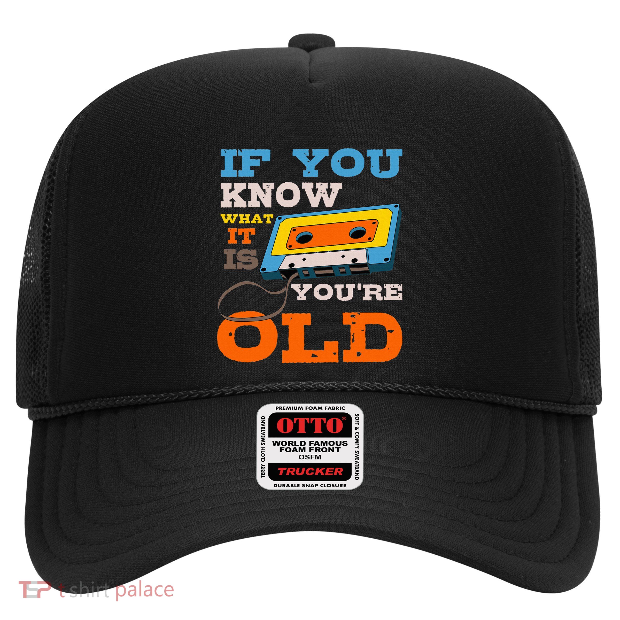 Cassette Tape Radio 70S 80S 90S Music Lover Trucker Hat