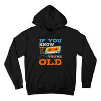 Cassette Tape Radio 70S 80S 90S Music Lover Tall Hoodie