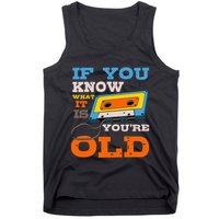 Cassette Tape Radio 70S 80S 90S Music Lover Tank Top