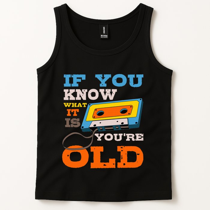 Cassette Tape Radio 70S 80S 90S Music Lover Tank Top