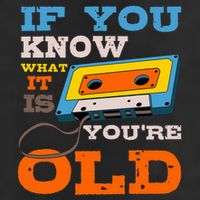 Cassette Tape Radio 70S 80S 90S Music Lover Golf Towel