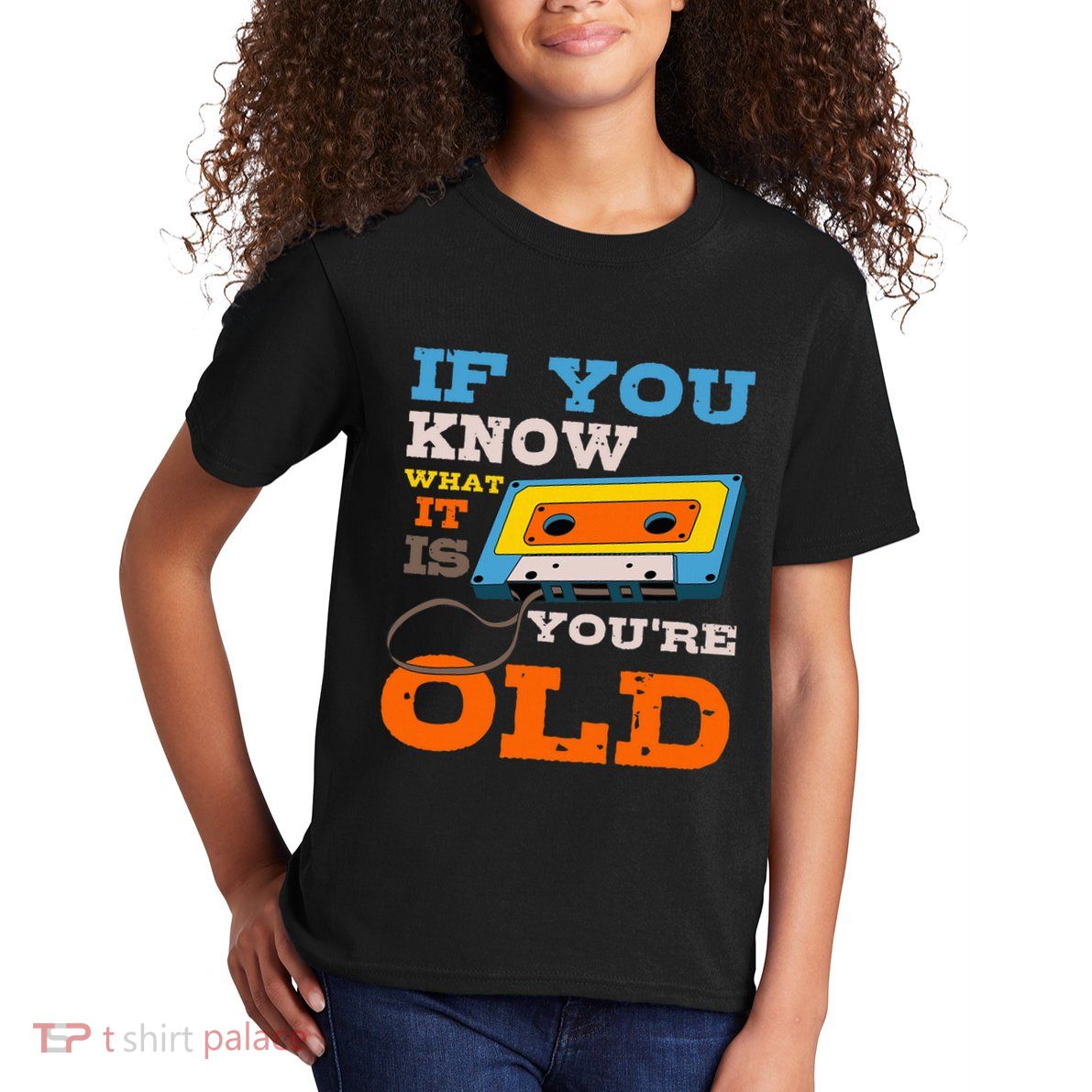 Cassette Tape Radio 70S 80S 90S Music Lover Kids T-Shirt