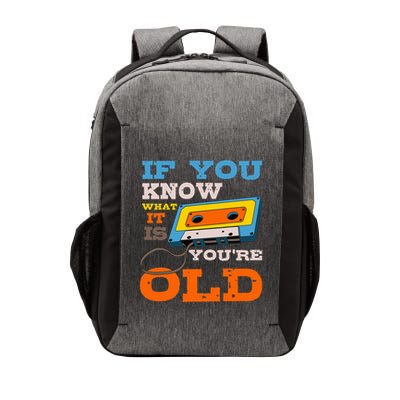 Cassette Tape Radio 70S 80S 90S Music Lover Vector Backpack